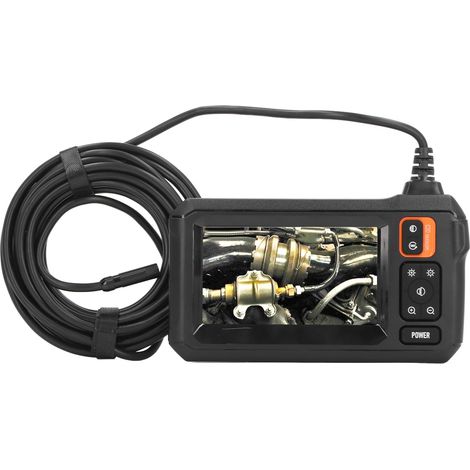 Endoscope industriel caméra d'inspection tube rigide 8mm écran HD 4,3 pouces pour entretien automobile (1/5)