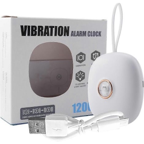Ce réveil vibrant convient aux personnes ayant le sommeil lourd, aux personnes malentendantes et aux adolescents sourds. Rechargeable, il est pratique pour les voyages et au quotidien. (1/5)