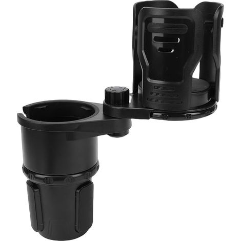 Extenseur de Porte-gobelet de Voiture 2 en 1, Porte-gobelet Rotatif divisé, Double Support à Base Réglable avec Tasse Isolée, Idéal pour la Plupart des Véhicules (L) (1/4)
