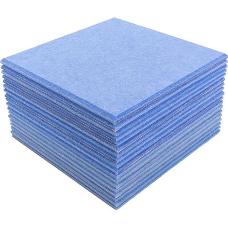 Panneau acoustique, fibre de polyester, forme carrée, épaisseur de 9 mm (1/2)