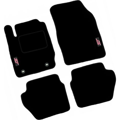 Tapis de sol en velours avec essuie-glaces pour Ford Fiesta MK7 08-12 HAFT ST B (1/5)