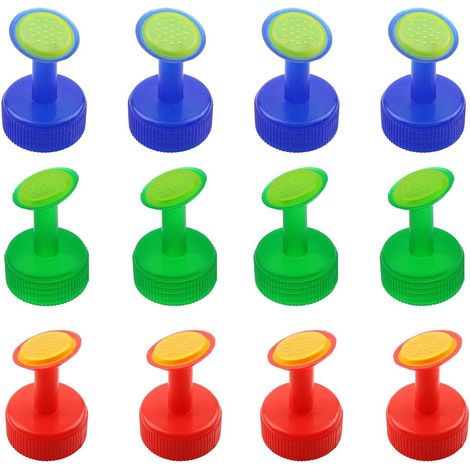 Lot de 12 pièces – Embout – pour plantes et pots – Bleu – 4,5 × 2,4 × 3 cm (1/5)