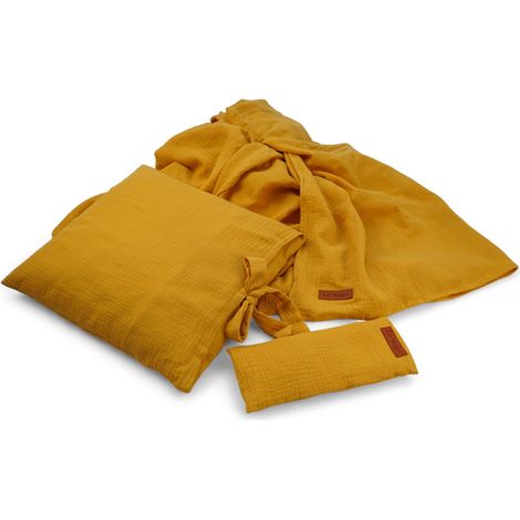 Conjunto de yoga nidra, shavasana - muselina - Sol (1/5)
