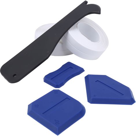 Kit de 6 outils à joint pour carrelage, avec racloir plastique/verre et truelle de scellement (1/5)