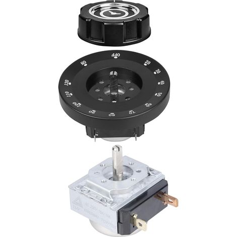 Minuteur mécanique avec sonneries et alarme, pour micro-ondes à (1/4)
