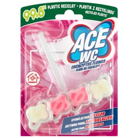 P&G Ace Toilet Cube 48g - Fleur d'eucalyptus - Rafraîchissant et efficace