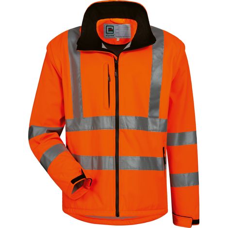 Gr .4XL (70/72) TYLER WARNSCHUTZ-SOFTSHELLJACKE orange TYLER HIGH VIS SOFTSH