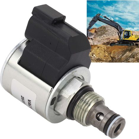 Électrovanne 12V 25/222657 compatible avec les pelles rétro JCB 3CX et 4CX (1/5)