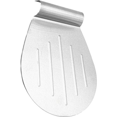 Pala para pasteles y pizzas de acero inoxidable con bandeja de transferencia de 32,5 x 26 x 3 cm para cocina (1/5)
