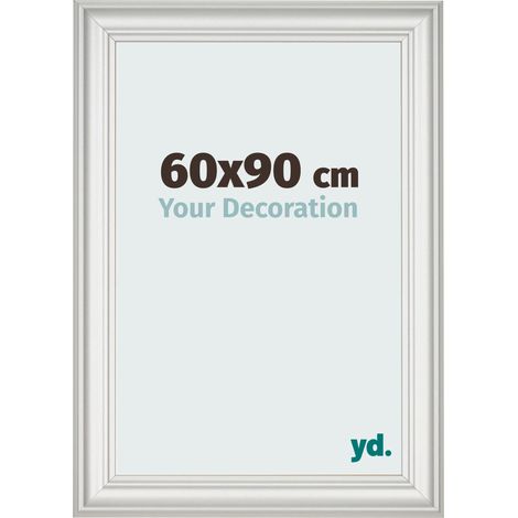 yd. - Cadre photo 60x90 - Blanc Patine - MDF - Lazio
