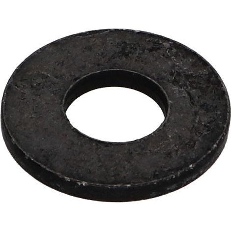 Rondelle Plate 8X20X2 Acier brut zingué nickel noir 480 hbs sans rouille rouge - Noir renforcE haute tenue à la-10 pièces (1/2)