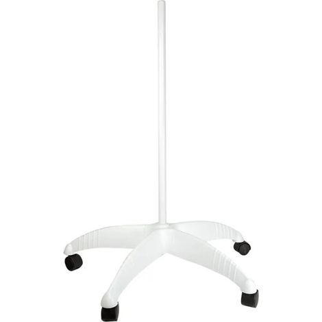 Pied sur roulettes pour lampe loupe -