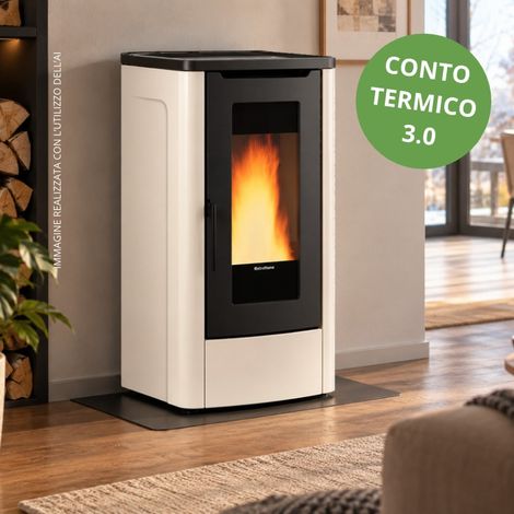 LA NORDICA Stufa A Pellet Dahiana AD Plus Avorio (1/5)