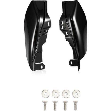 Glänzend schwarzer Luftleitblech-Hitzeschutz für Harley Touring Electra Glide Street Road Glide FLTRX CVO 2017-2022 (1/5)