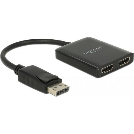 DeLOCK Divisor DisplayPort 1.4 1 x DisplayPort a 2 x HDMI MST