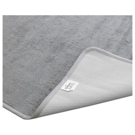 Alfombra baño 50x80cm - Gris, LOGUI (1/3)
