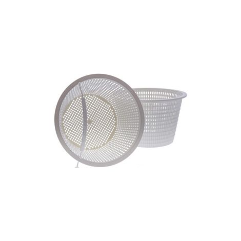 Lot de 2 paniers skimmer 8" haut 5,5" bas prof 5" – Sans contrepoids, filtre standard pour piscine (1/4)