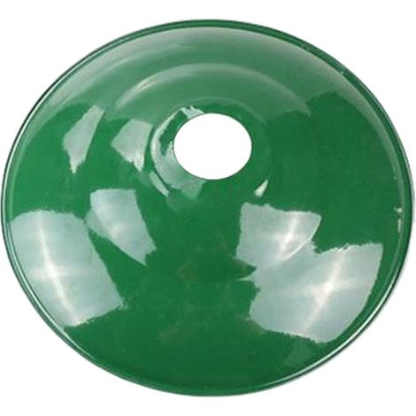 Vintage émail Abat-jour Ampoule Garde Vert Remplacement Multifonctionnel 30 Cm Peu Profond (1/5)