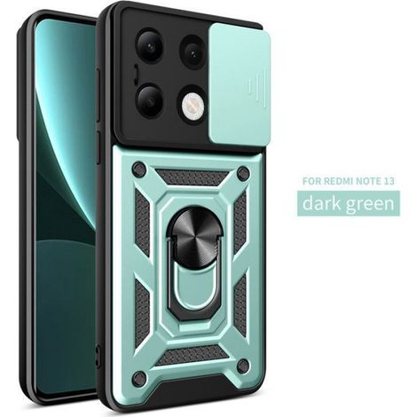 Coque Pour Xiaomi Redmi Note 13 4G Caméra arrière de protection de précision Coque de protection pour suppOrt antichoc Vert (1/5)
