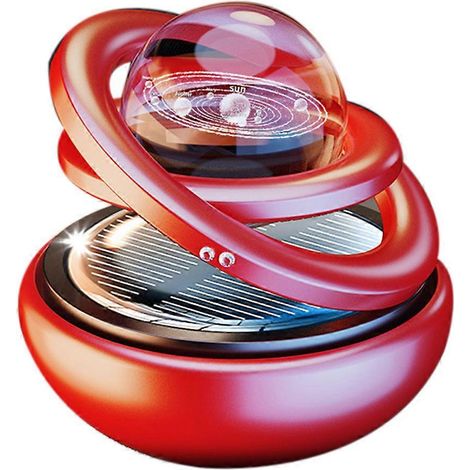 Véhicule de parfum rotatif solaire en alliage d'aluminium, suspension interstellaire, objet de décoration pour la maison, jouet de bureau relaxant -A (1/5)