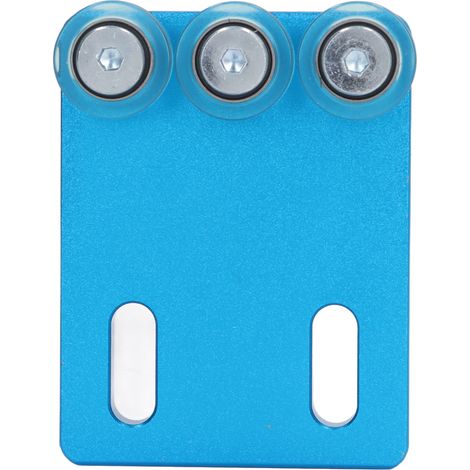 Hilfsrolle für Kantenanleimmaschine, Führungsrolle für schmale Bleche, Zubehör für Kantenanleimmaschine, 3 Walzen à 6,5 cm (1/5)