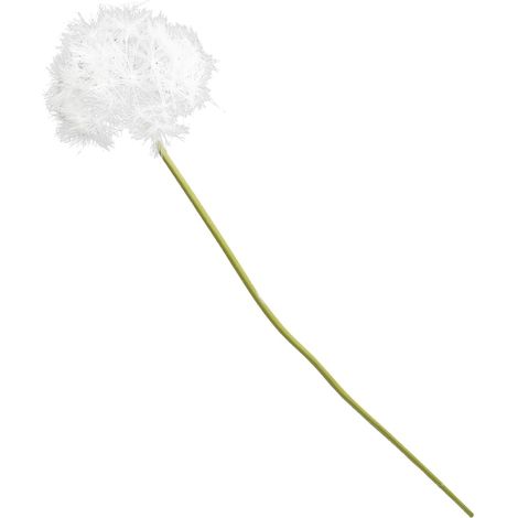Fleur Artificielle de Pissenlit Réaliste en Plastique Blanc Longue Tige pour Décoration Intérieure et Accessoires de Photographie Lors de Rassemblements à Domicile (1/5)