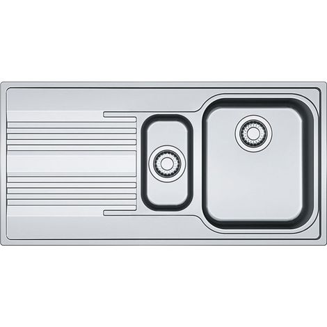 Franke Smart SRX 651. Tipo di lavello: Lavello ad incasso, Forma del lavandino: Rettangolare, Materiale del lavandino: Acciaio inox. Larghezza: 1000 mm, Profondità: 500 mm, Larghezza... - 101.0356.888 (1/3)