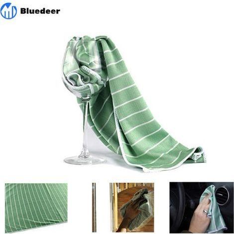 Bluedeer – 12er-Pack Bambus-Mikrofasertücher (40 x 40 cm) – Streifenfreie Reinigung empfindlicher Oberflächen – Für Glas, Edelstahl und Marmor (1/5)