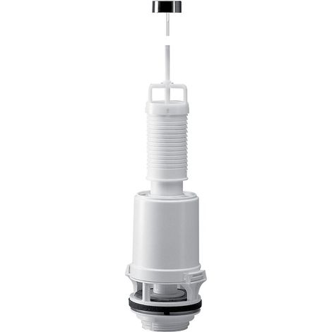 Siamp – Mécanisme de chasse d'eau à tirette ASPIRAMBO – Longueur ajustable – Bonde en ABS avec débit de rinçage 2,75 l/s – Pour réservoir Porcher (1/3)