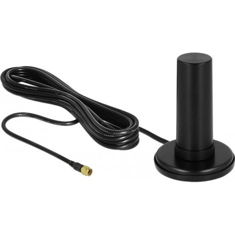 Antenne Delock 12590 gain 0 à 3 dBi montage base magnétique