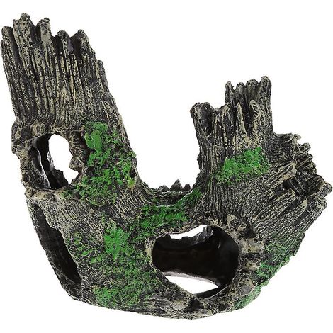 Höhlendekoration aus Kunstharz in Form eines Schiffswracks für Aquarien – Künstliche Holzhöhle als Ornament und Dekoration für Haus und Garten (1/5)