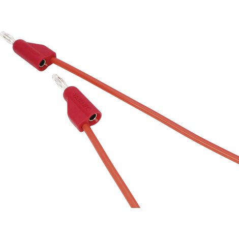 VOLTCRAFT MSB-100 Messleitung 4 mm-Stecker 4 mm-Stecker 1.00 m Rot 1 St. (1/5)