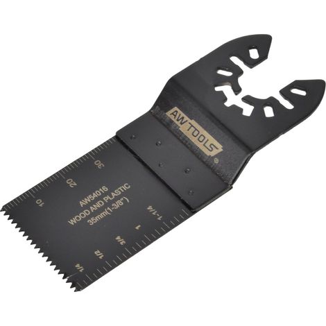 Oszillierende Sägeblatt awtools hcs 35mm x 38mm gehärteter Stahl Tiefenmaß