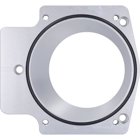 Raccord d'admission 3,6 pouces pour corps de papillon, entretoise adaptateur compatible GM GEN III LS1 LS2 LS6 LSX LS4, argent (1/5)
