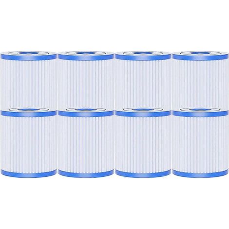 8er-Pack H-Typ-Poolfilter für Intex 29007E Filterkartuschen, 330 GPH Filterpumpe für Aufstellpools (1/5)