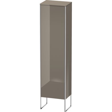 Armario XSQUARE 2001x500x356mm apertura derecha franela gris brillante