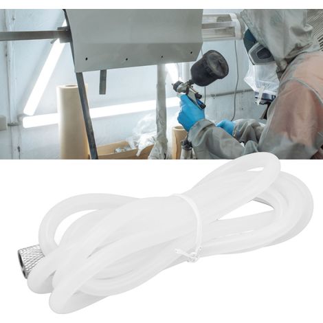 Tuyau d'aérographe, tube en silicone transparent, filetage interne G1/8, pour accessoires d'aérographe pneumatiques de peinture et de coloration. (1/5)