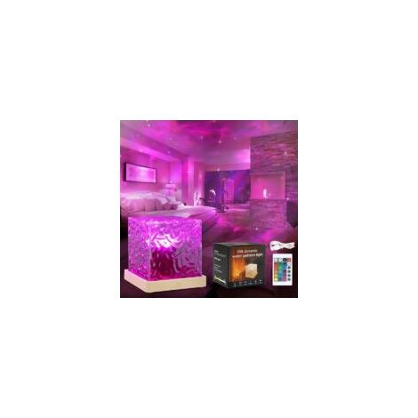 LED-Aurora-Projektor Sternenhimmel, 16 Farben Kristall-Aurora-Projektorlampe, Fernbedienung Galaxie-Projektor LED-Decken-Nachtlicht, für Baby-Kinderzimmerdekoration Heimkino [Class-Crezuo]
