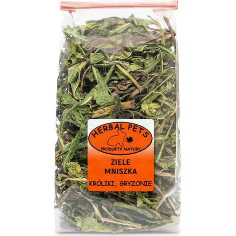 Hierba de diente de león 70 g seca para apoyo dietético de conejos y roedores (1/2)