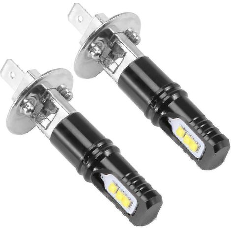 2x H1 6000k Superweiß 6000lm LED-Scheinwerferlampen-Set mit Tagfahrlicht und Fernlicht, neuwertig, SZRH AF