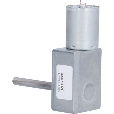 JGY‑370 DC 24V Schneckengetriebemotor mit hohem Drehmoment, selbsthemmend, Turbinengetriebe für DIY-Modelle, 66 U/min (1/5)