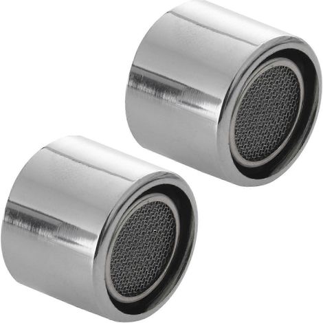 Lot de 2 buses aératrices à filetage femelle 20 mm pour robinet, permettant de réaliser des économies d'eau. (1/5)