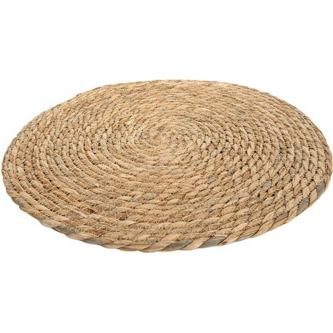 Napperons en jonc de mer / jacinthe d'eau - Ø 38 cm - lot de 12