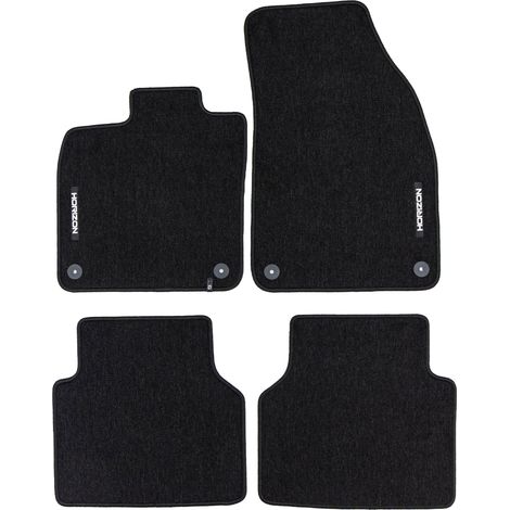 Tapis de Sol de Voiture pour Skoda Enyaq iV Suv 2020-2025 Velours Noir 4Pcs (1/5)