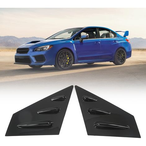 Dreieckiger Seitenspiegelspoiler, passend für Subaru WRX STI 2015-2021, schwarz (1/5)
