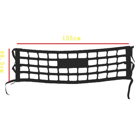 Filet de séparation vertical 15548 cm, filet de protection pour benne de pick-up (1/2)