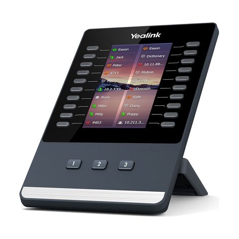 Yealink EXP43 modulo add-on IP Nero, Grigio 23 pulsanti