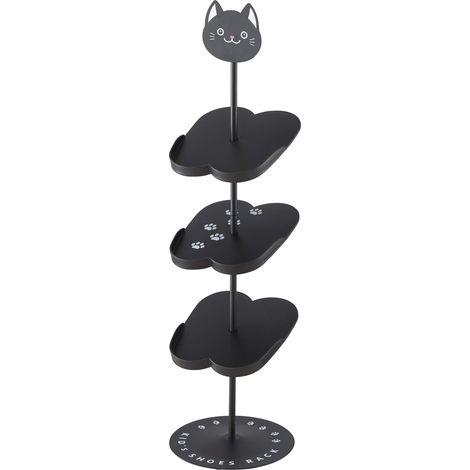 YAMAZAKI - Scarpiera a Forma di Gatto, Nero