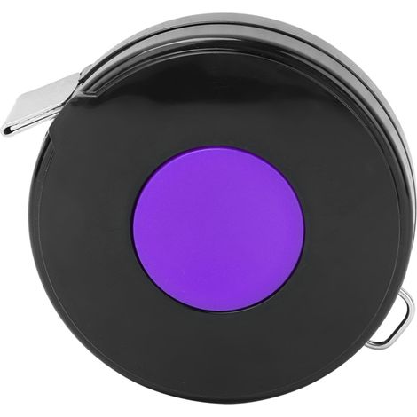 Mètre ruban souple rétractable de 150 cm pour vêtements et corps (violet) (1/5)
