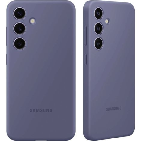 Funda de silicona morada/violeta para Samsung EF-PS921TVEGWW S24 S921 (1/5)